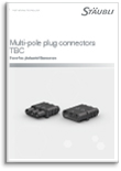 Multi-pole plug connectors TBC